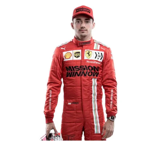 2021 Charles Leclerc Team Ferrari F1 Race Suit