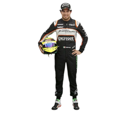 2016 Sergio Perez Race Worn Sahara Force India F1 Race Suit
