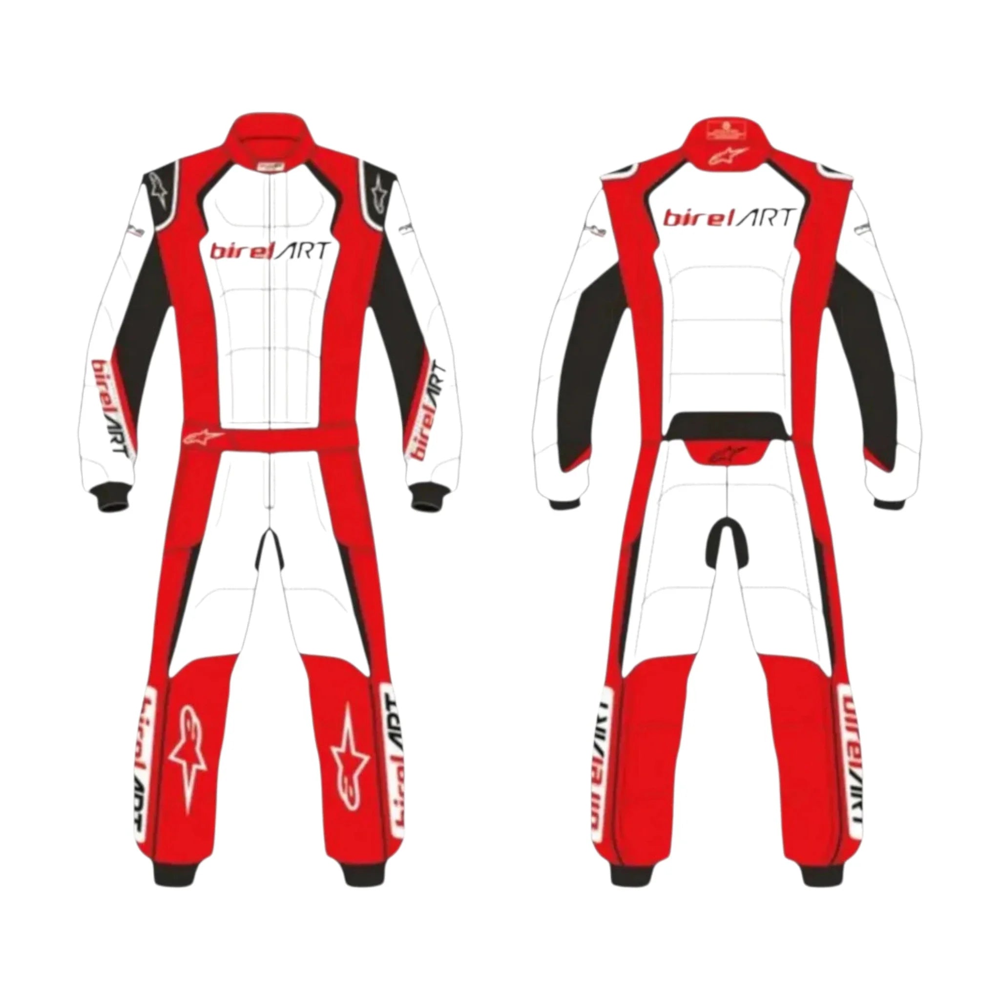 2018 Birel Art Go Kart Racing Suit - Prix Racewears image 3