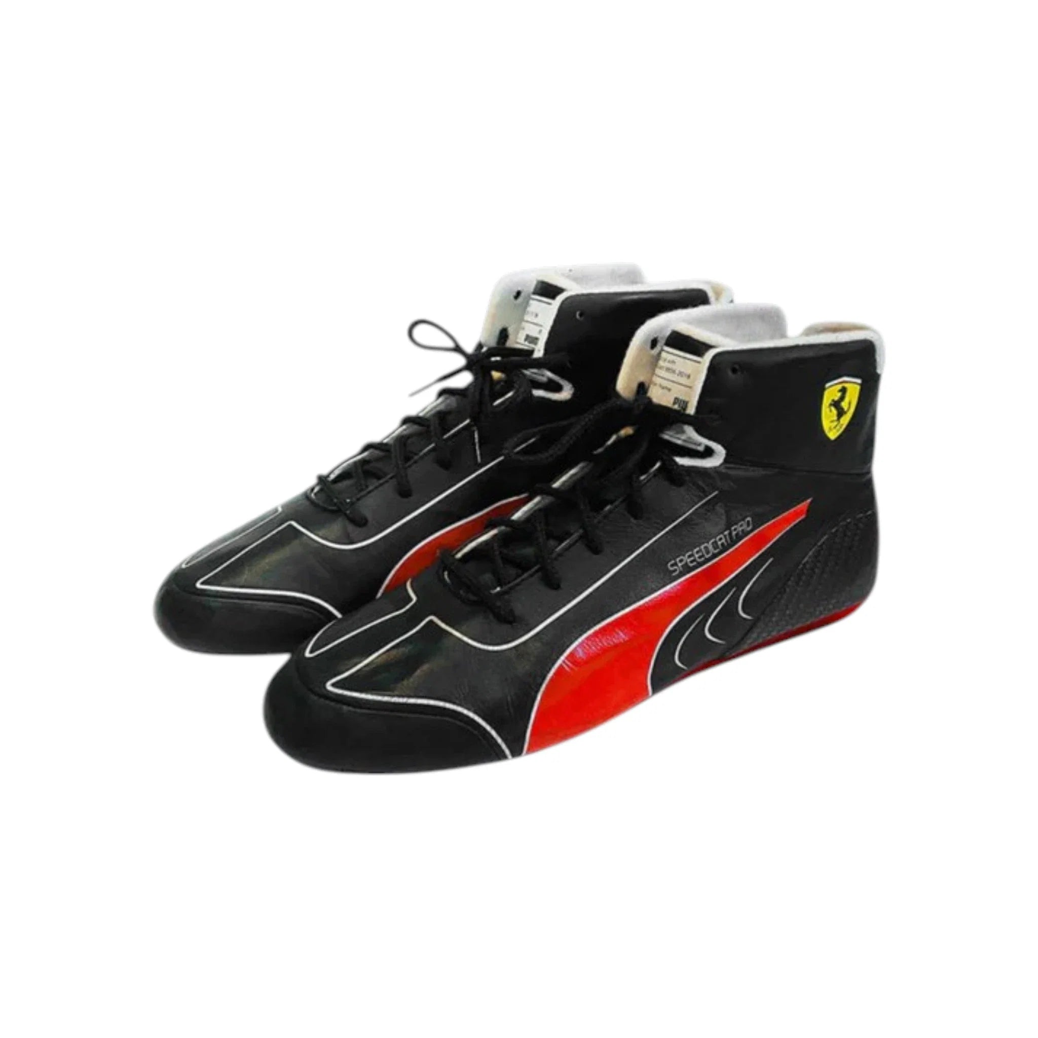 2022 Ferrari F1 Racing Shoes (Black) - Prix Racewears image 1