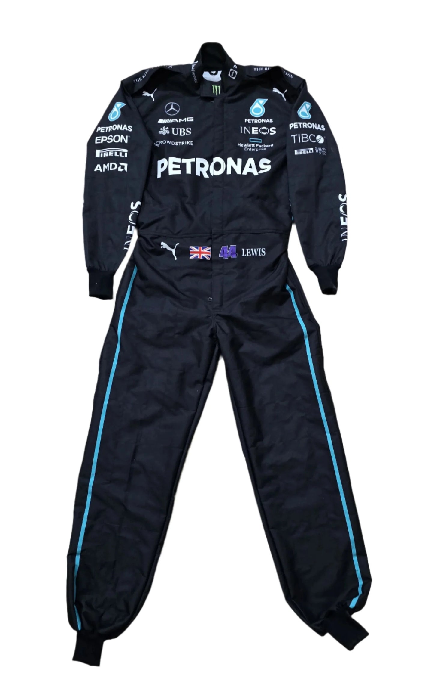 2022 Lewis Hamilton Mercedes F1 Kids Race Suit