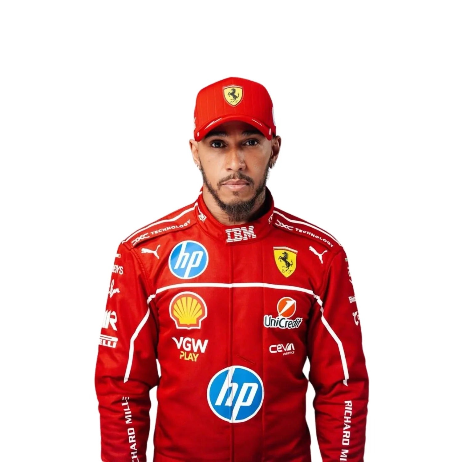 2025 F1 Racing Costume Worn by Charles Leclerc & Lewis Hamilton