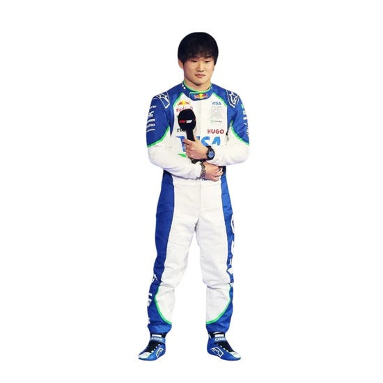 2025 F1 racing costume worn by Isack Hadjar And Yuki Tsunoda