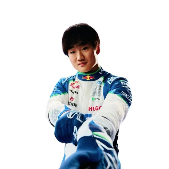 2025 F1 racing costume worn by Isack Hadjar And Yuki Tsunoda