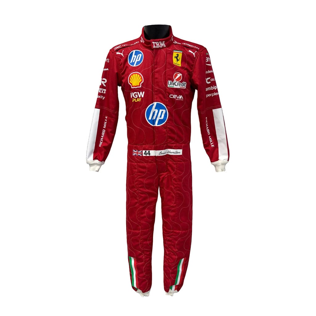 2025 Lewis Hamilton Scuderia Ferrari HP Monza GP F1 Race Suit