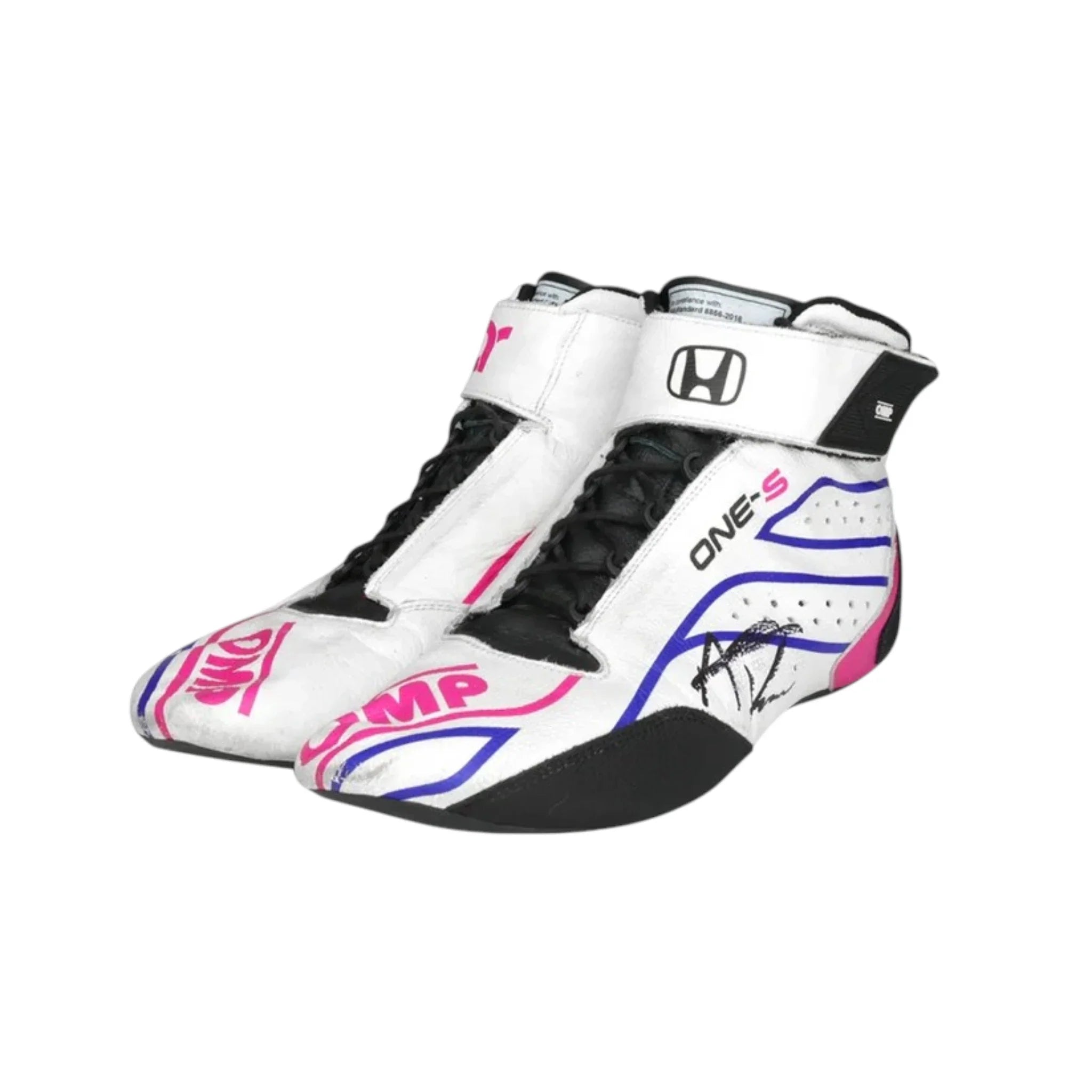 Alexander Rossi 2022 OMP One-S Gallagher GP Racing Shoes - Prix Racewears image 2