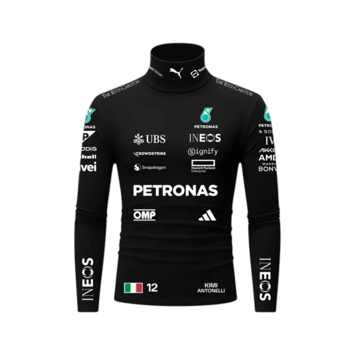 Andrea Kimi Antonelli 2026 Mercedes-AMG Petronas F1 Undershirt - Prix Racewears image 1