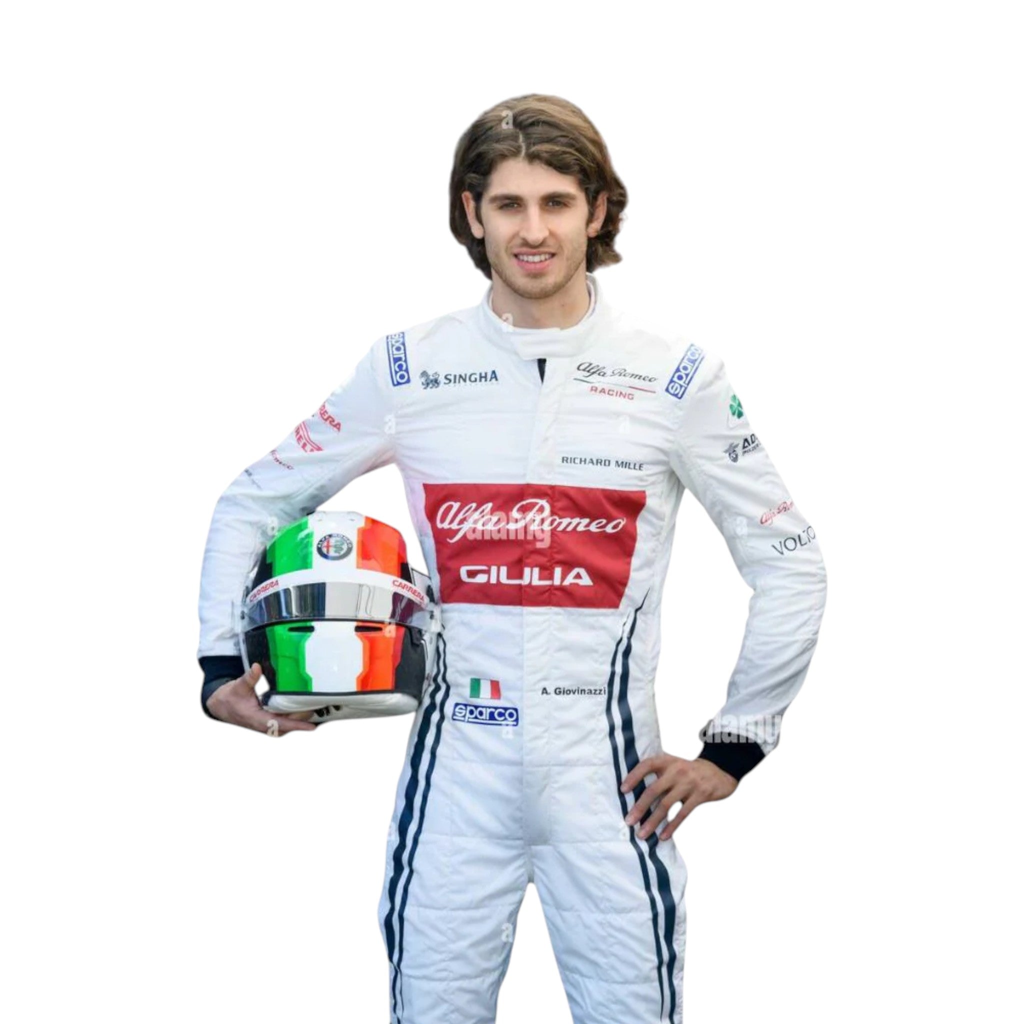Antonio Giovinazzi 2019 Alfa Romeo F1 Race Suit - Prix Racewears image 2