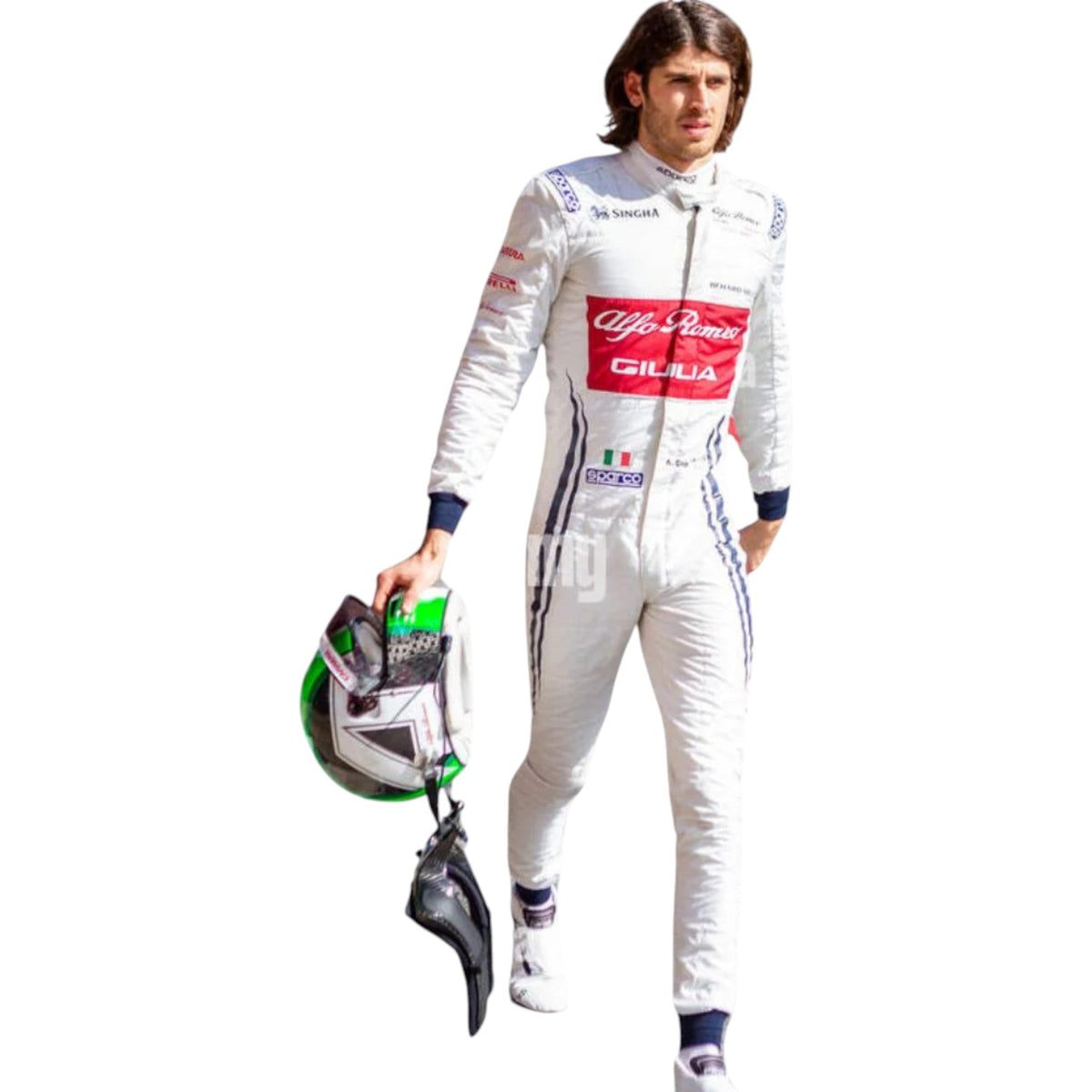 Antonio Giovinazzi 2019 Alfa Romeo F1 Race Suit - Prix Racewears image 3