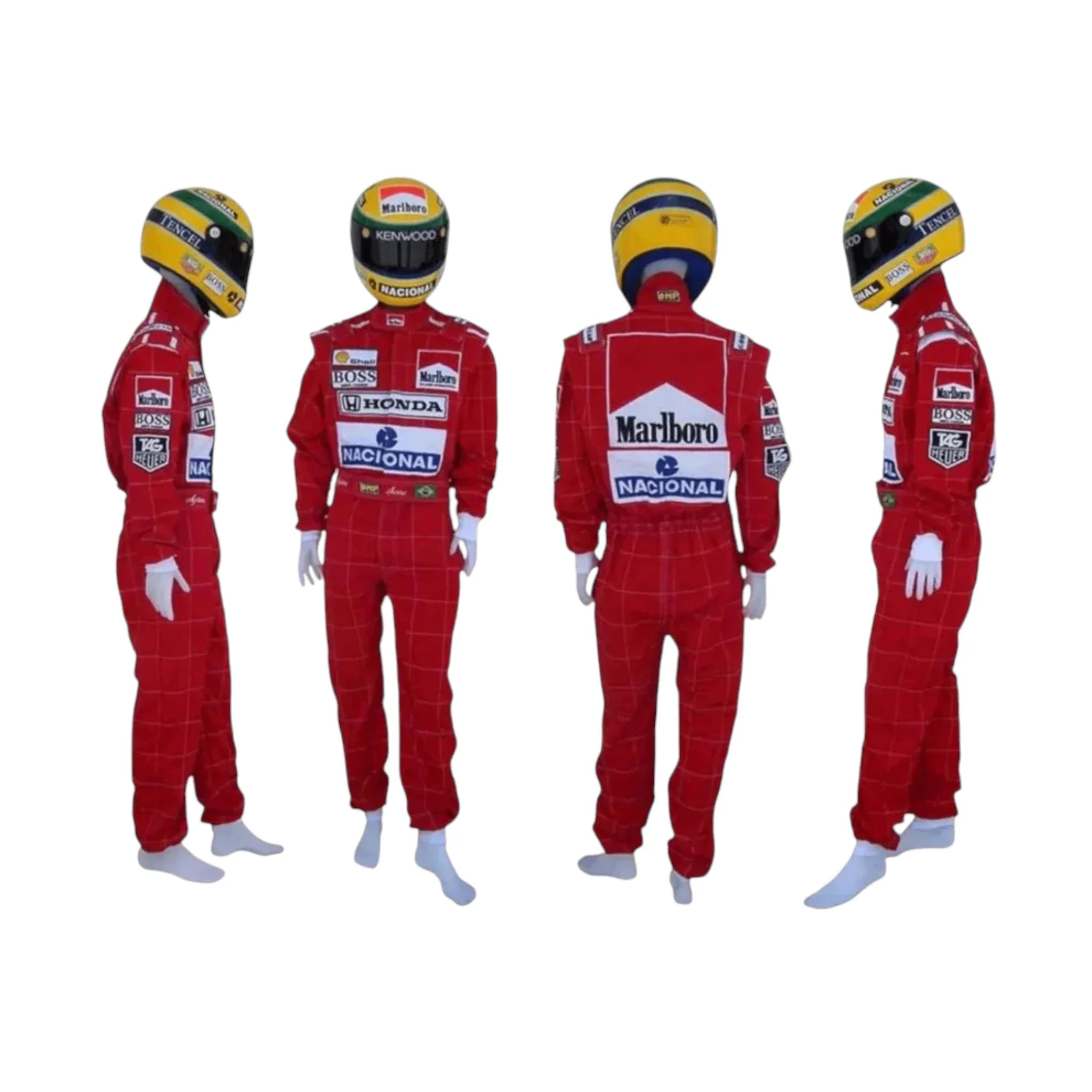 Ayrton Senna 1991 Mclaren United States GP F1 Racing Suit - Prix Racewears image 1