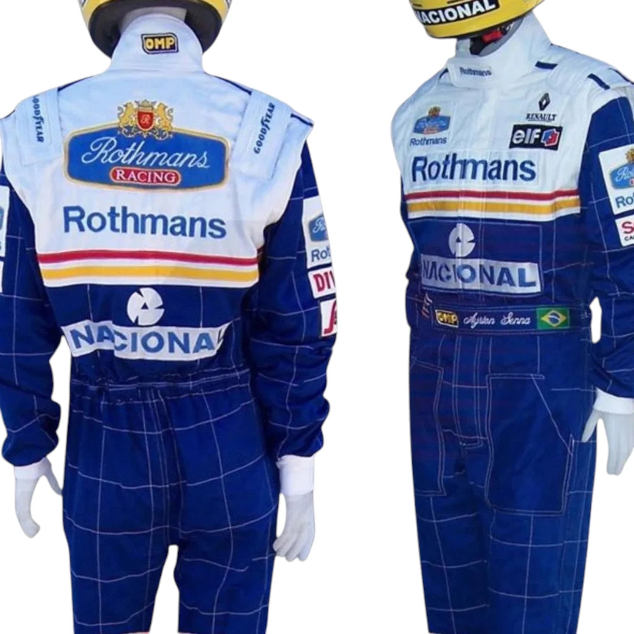 Ayrton Senna 1994 Williams F1 Racing Suit - Prix Racewears image 4