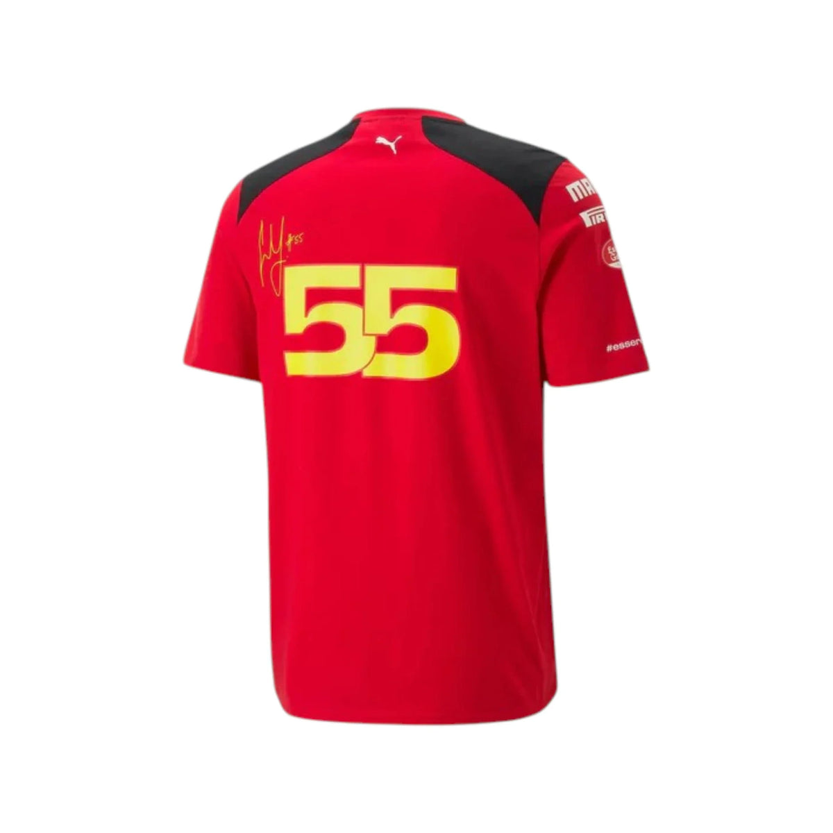 Carlos Sainz 2023 Ferrari F1 Racing Driver T-Shirt - Prix Racewears image 2