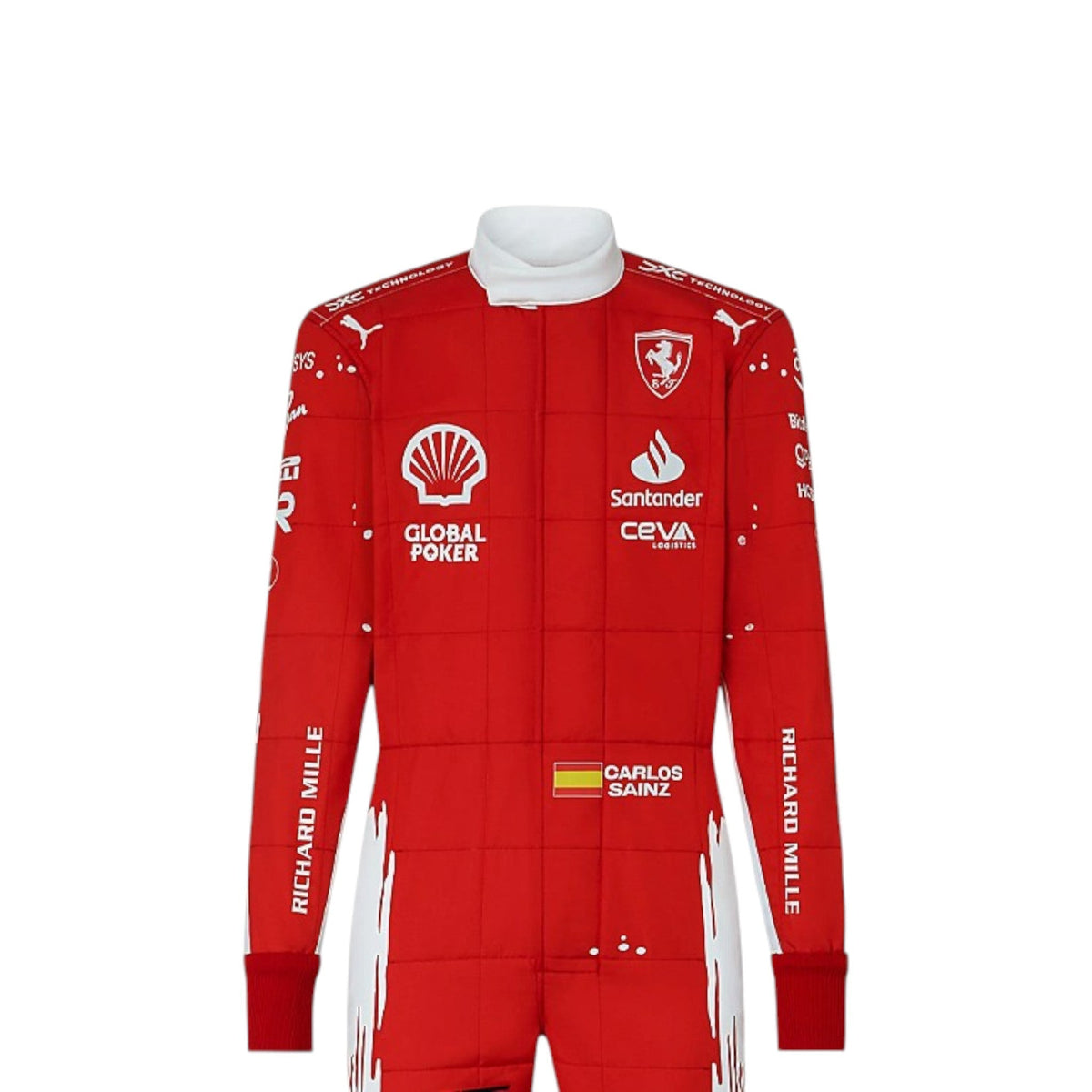 Carlos Sainz 2023 Ferrari (Las Vegas GP Special Edition) F1 Race Suit - Prix Racewears image 1