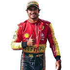 Carlos Sainz 2023 Ferrari Monza GP F1 Race Suit - Prix Racewears image 1