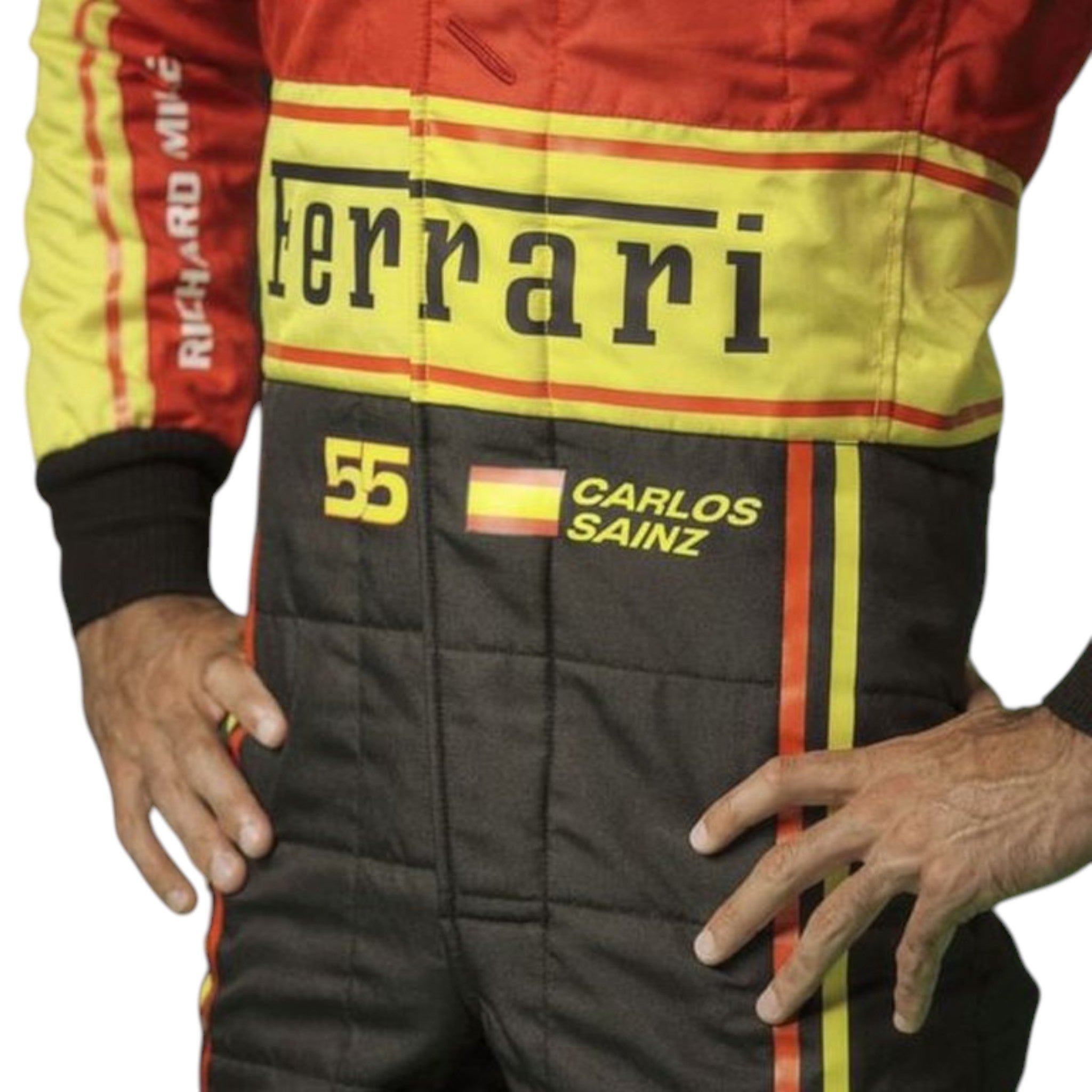 Carlos Sainz 2023 Ferrari Monza GP F1 Race Suit - Prix Racewears image 3