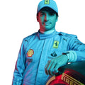 Carlos Sainz 2024 Ferrari Miami GP F1 Race Suit - Prix Racewears image 1
