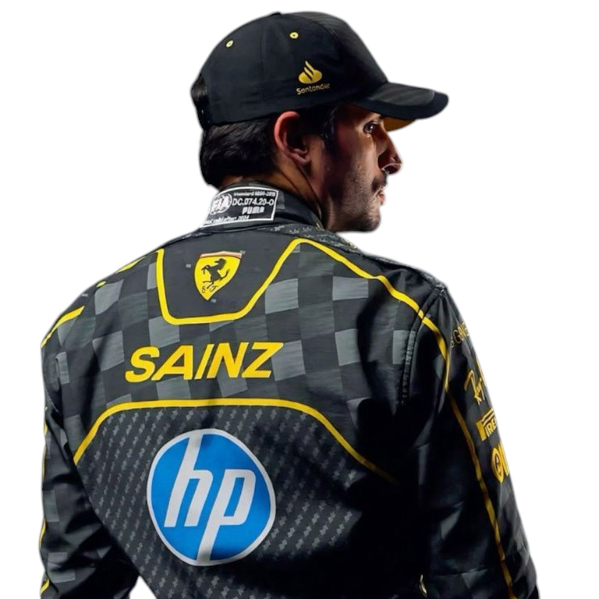 Carlos Sainz 2024 Ferrari Monza GP F1 Race Suit - Prix Racewears image 2
