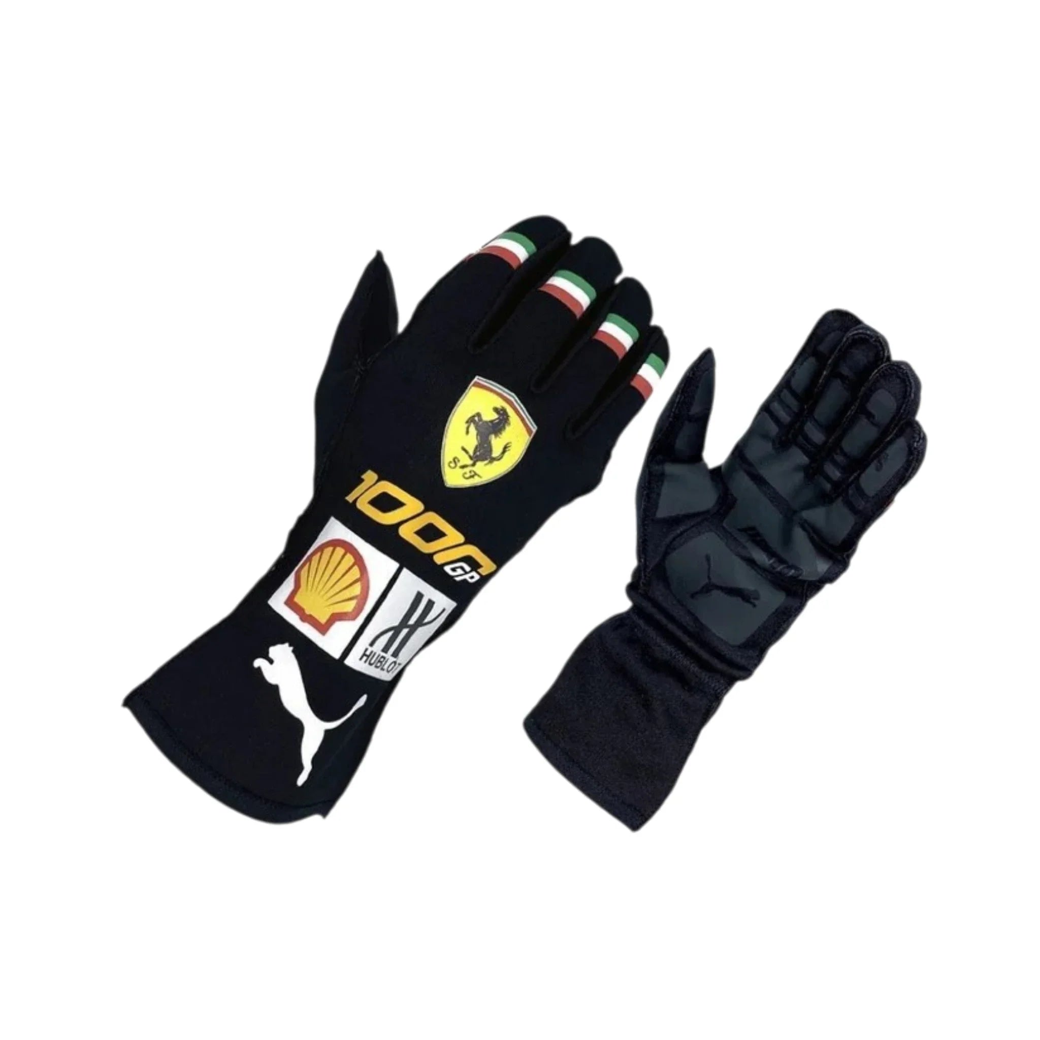 Charles Leclerc 2020 Ferrari 1000 GP F1 Racing Gloves - Prix Racewears image 1