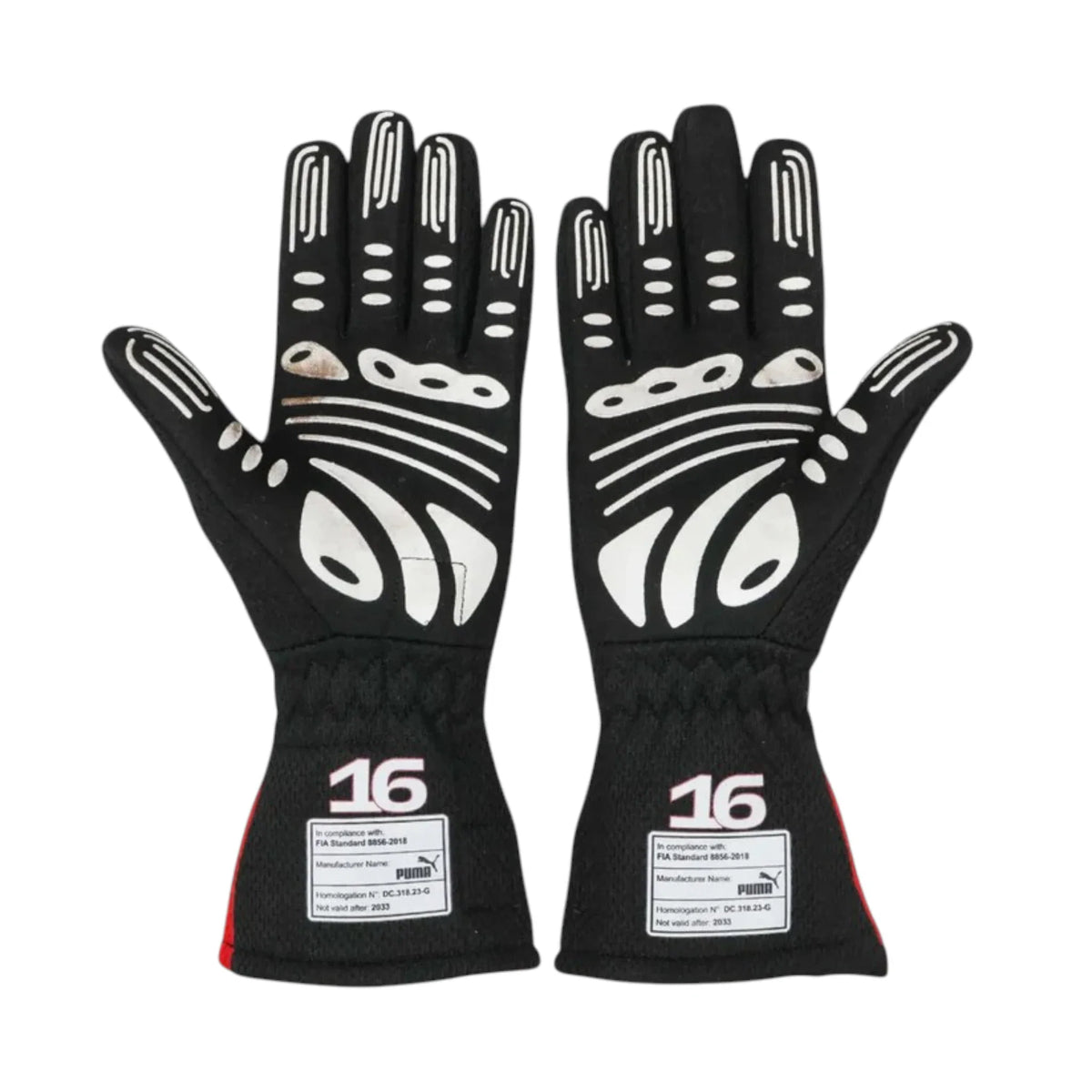 Charles Leclerc 2023 Ferrari F1 Racing Gloves - Prix Racewears image 2