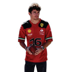 Charles Leclerc 2023 Ferrari F1 Racing T-Shirt - Prix Racewears image 2
