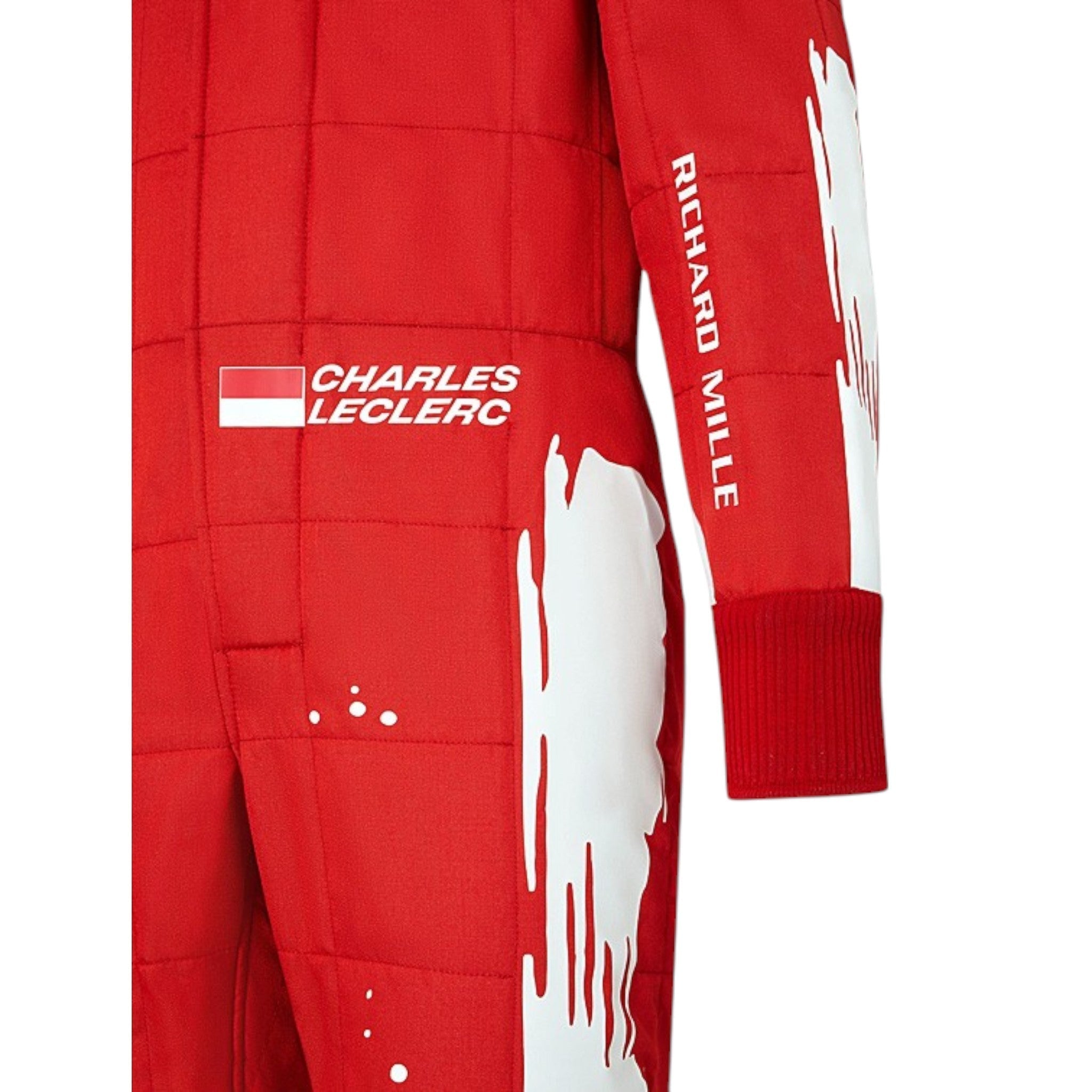 Charles Leclerc 2023 Ferrari (Las Vegas GP Special Edition) F1 Race Suit - Prix Racewears image 4