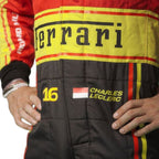 Charles Leclerc 2023 Ferrari Monza GP F1 Race Suit - Prix Racewears image 2