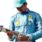 Charles Leclerc 2024 Ferrari Miami GP F1 Race Suit - Prix Racewears image 2