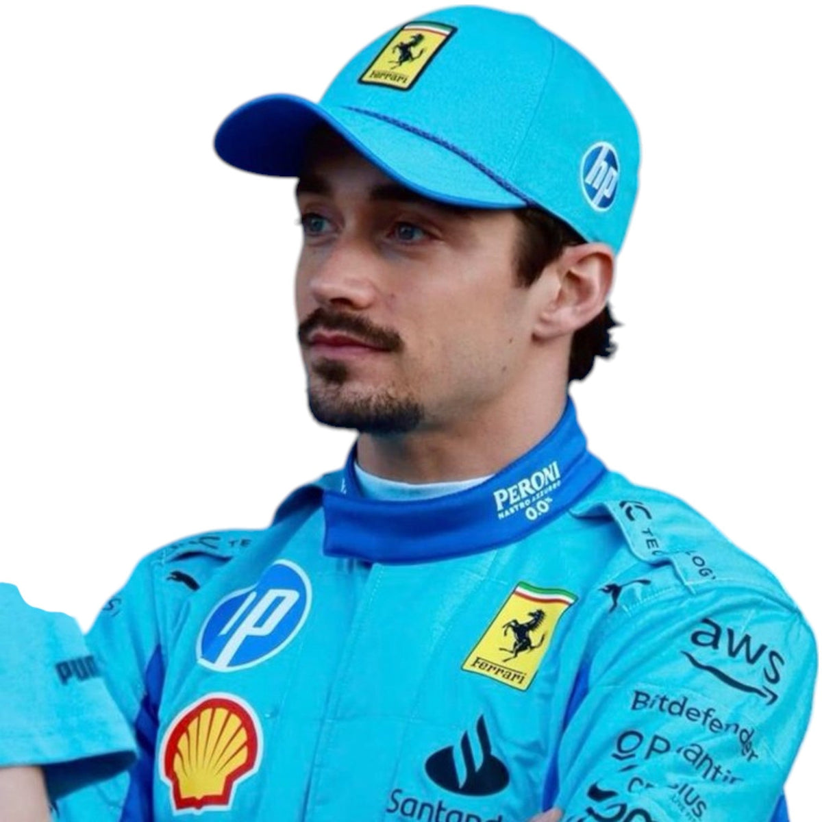 Charles Leclerc 2024 Ferrari Miami GP F1 Race Suit - Prix Racewears image 5