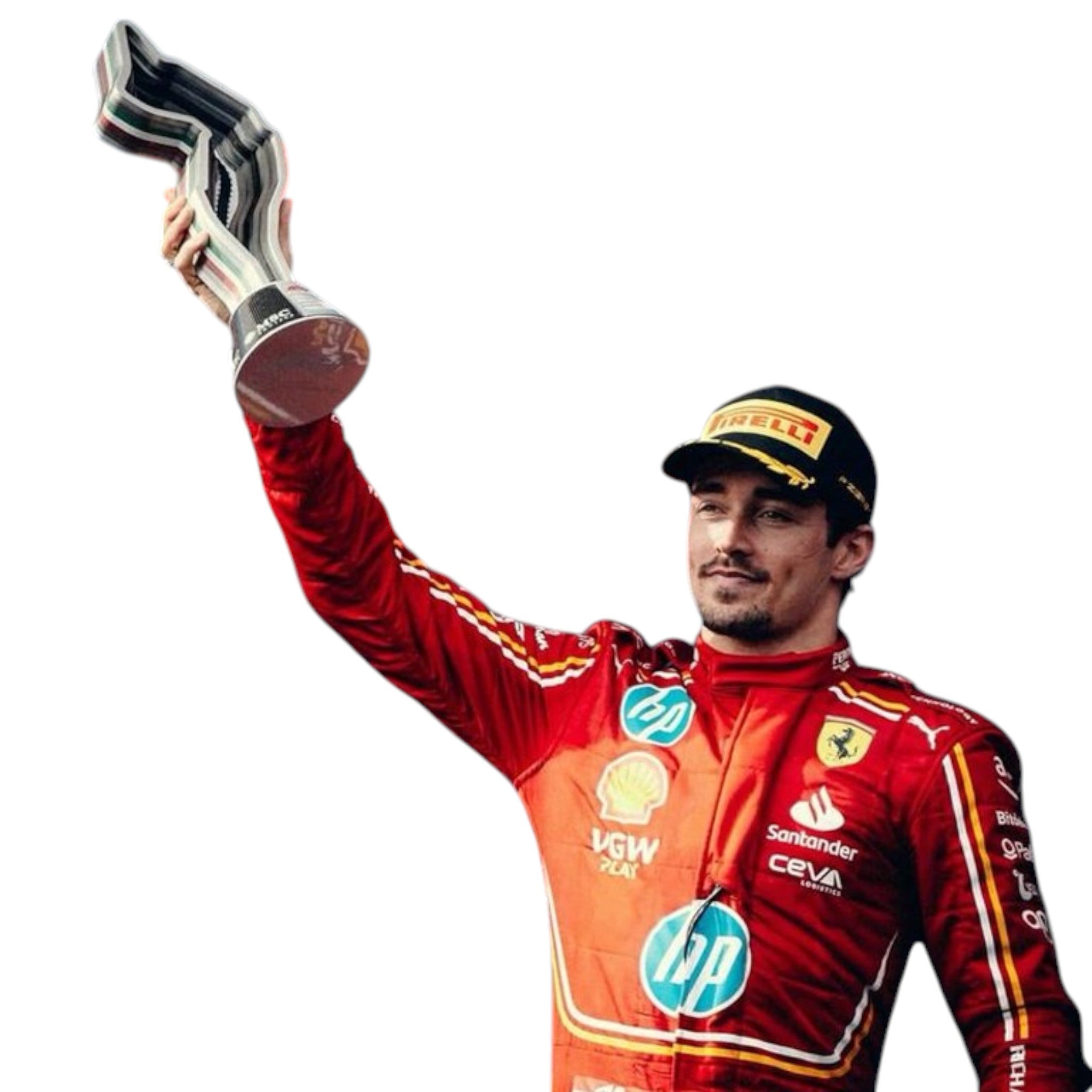 Charles Leclerc 2024 Ferrari Monaco GP F1 Race Suit - Prix Racewears image 2