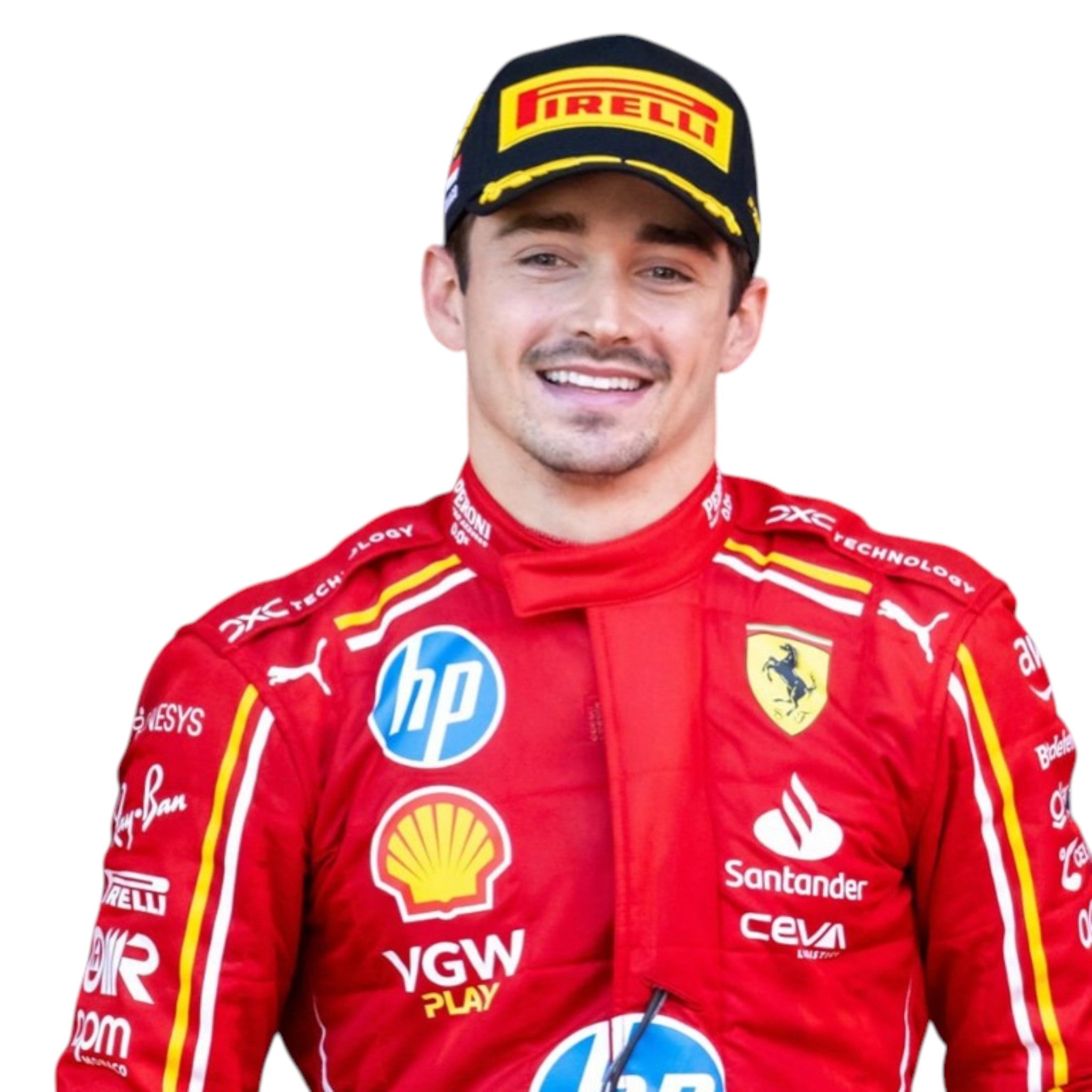 Charles Leclerc 2024 Ferrari Monaco GP F1 Race Suit - Prix Racewears image 4