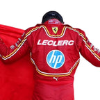 Charles Leclerc 2024 Ferrari Monaco GP F1 Race Suit - Prix Racewears image 7