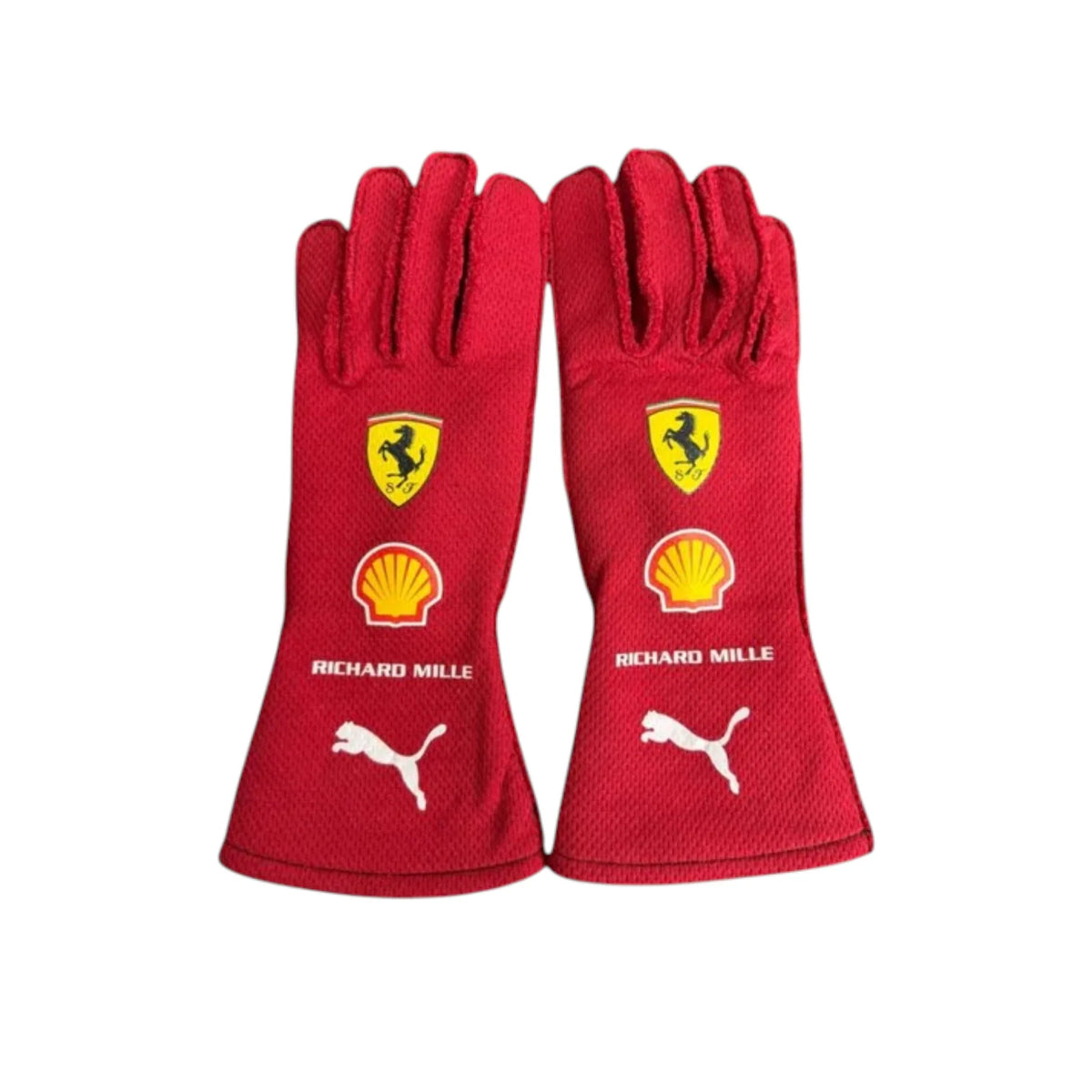 Charles Leclerc 2025 Ferrari F1 Racing Gloves - Prix Racewears image 1