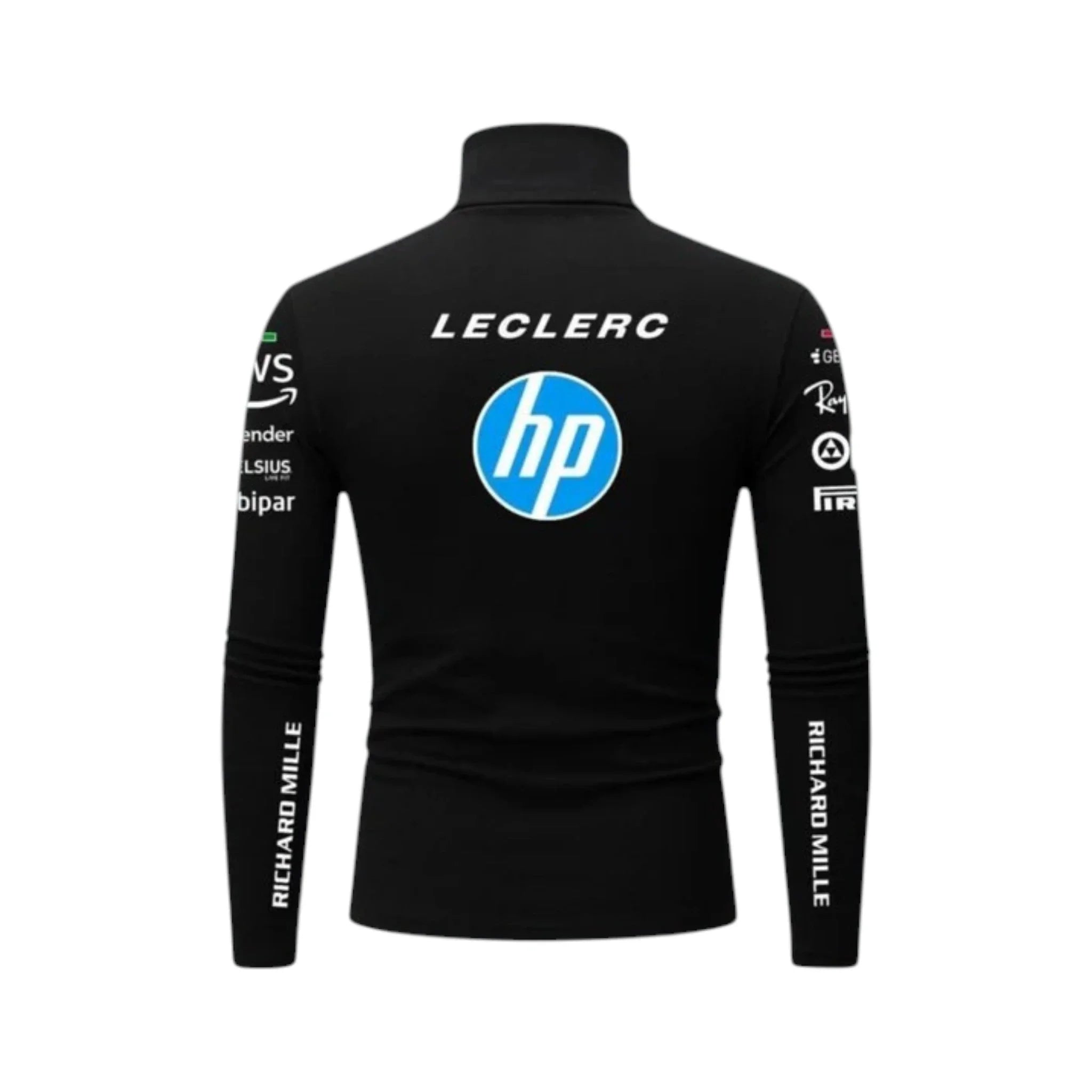 Charles Leclerc 2025 Ferrari F1 Undershirt (Black) - Prix Racewears image 2