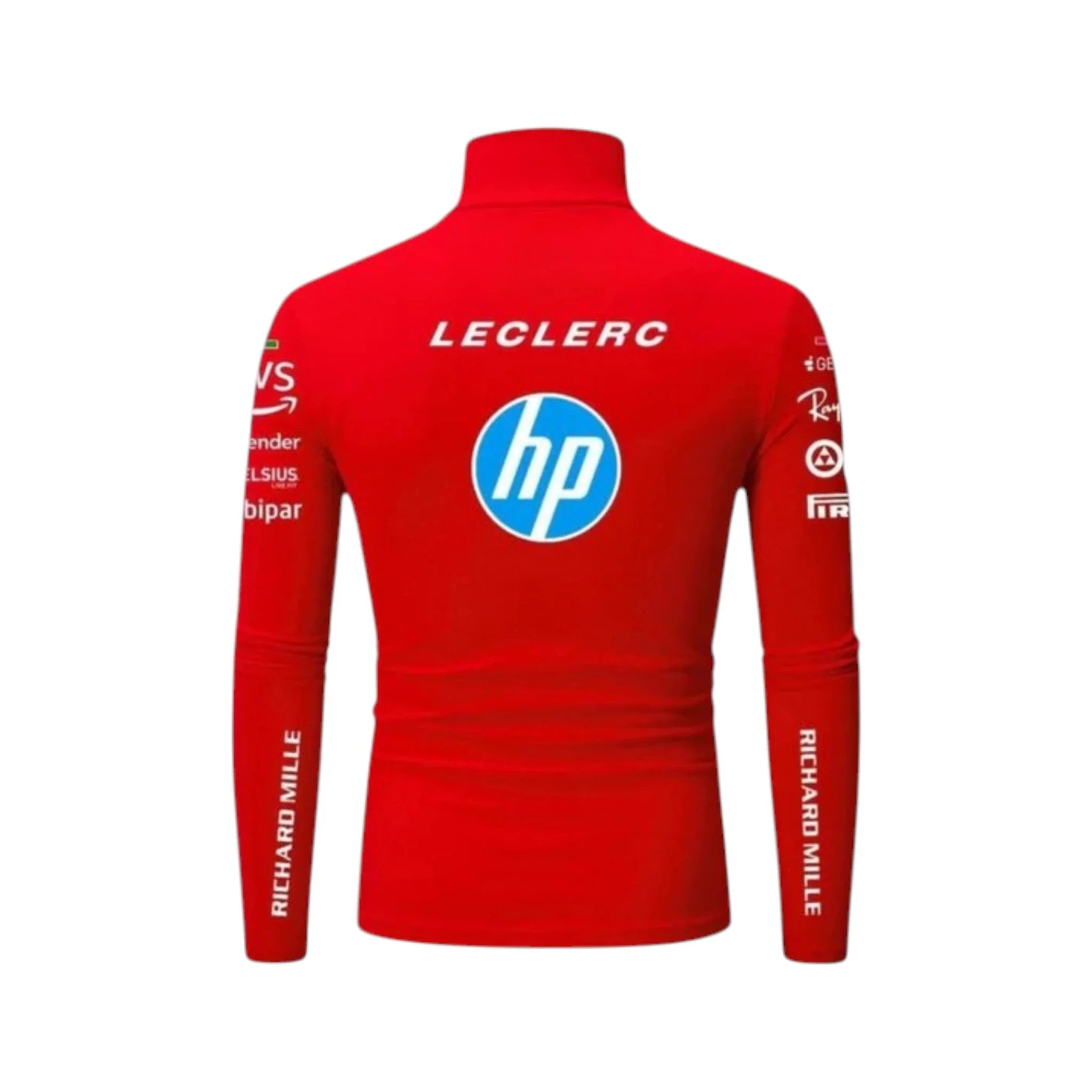 Charles Leclerc 2025 Ferrari F1 Undershirt (Red) - Prix Racewears image 2
