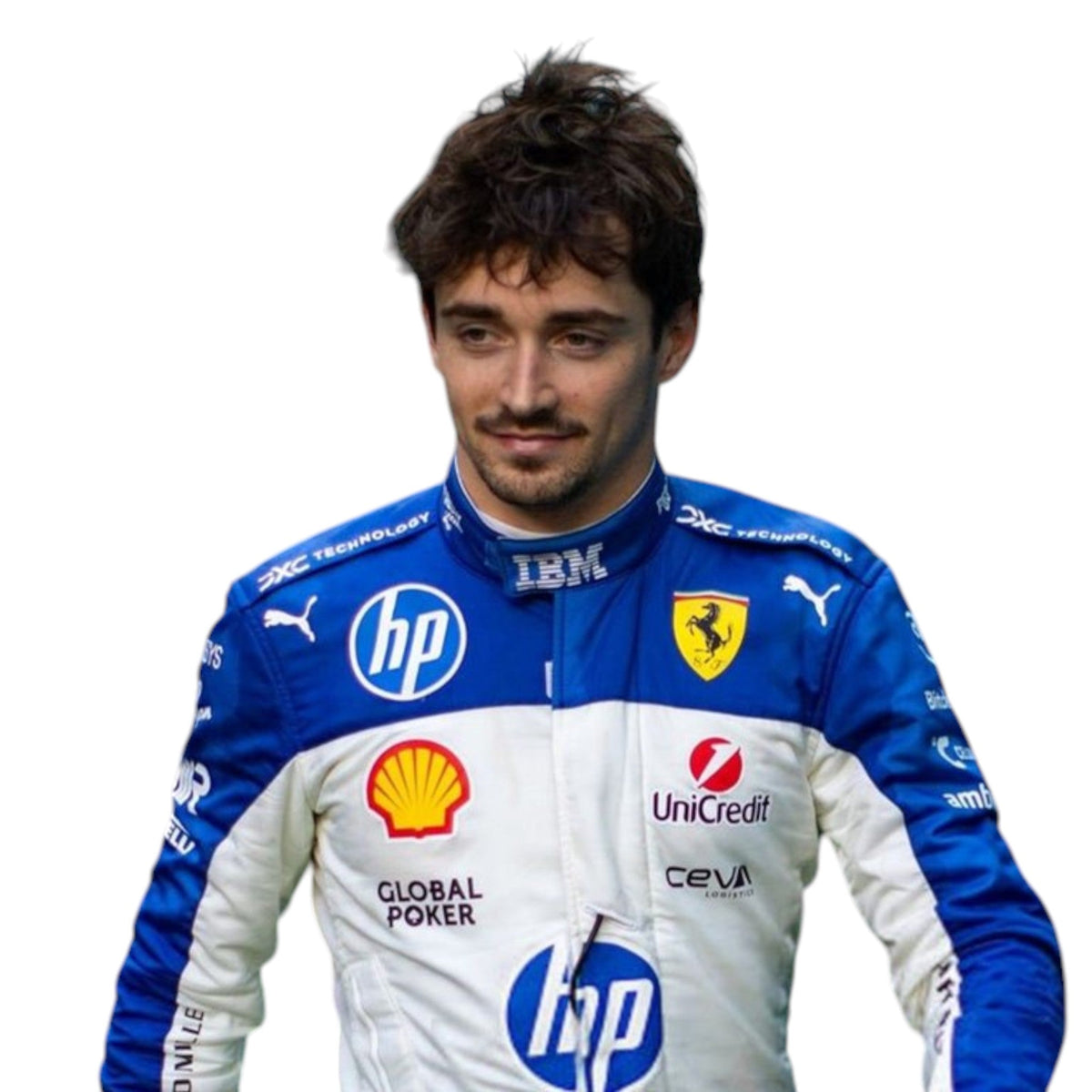 Charles Leclerc 2025 Ferrari Miami GP F1 Race Suit - Prix Racewears image 1