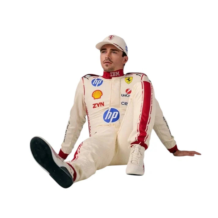 Charles Leclerc 2026 Ferrari Monaco GP F1 Race Suit - Prix Racewears image 7