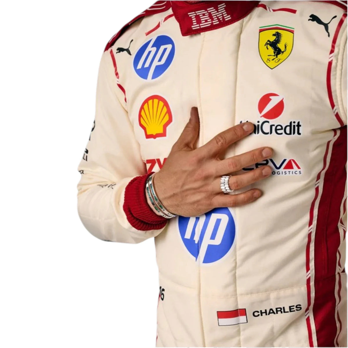Charles Leclerc 2026 Ferrari Monaco GP F1 Race Suit - Prix Racewears image 9