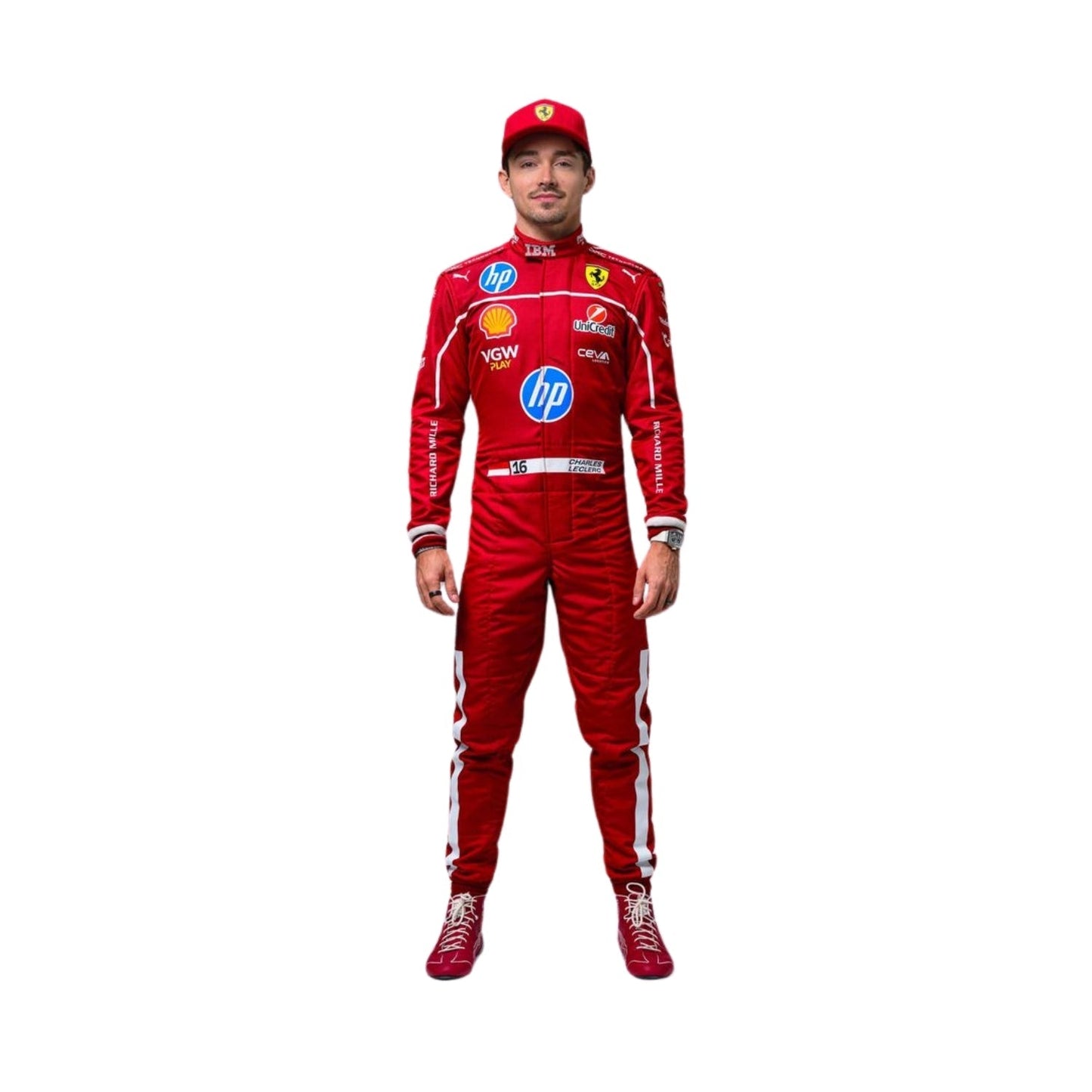 Charles Leclerc 2025 Race Suit Replica