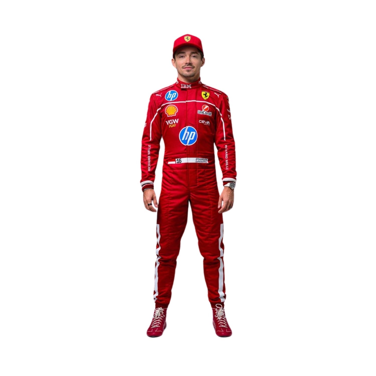 Charles Leclerc 2025 Race Suit Replica