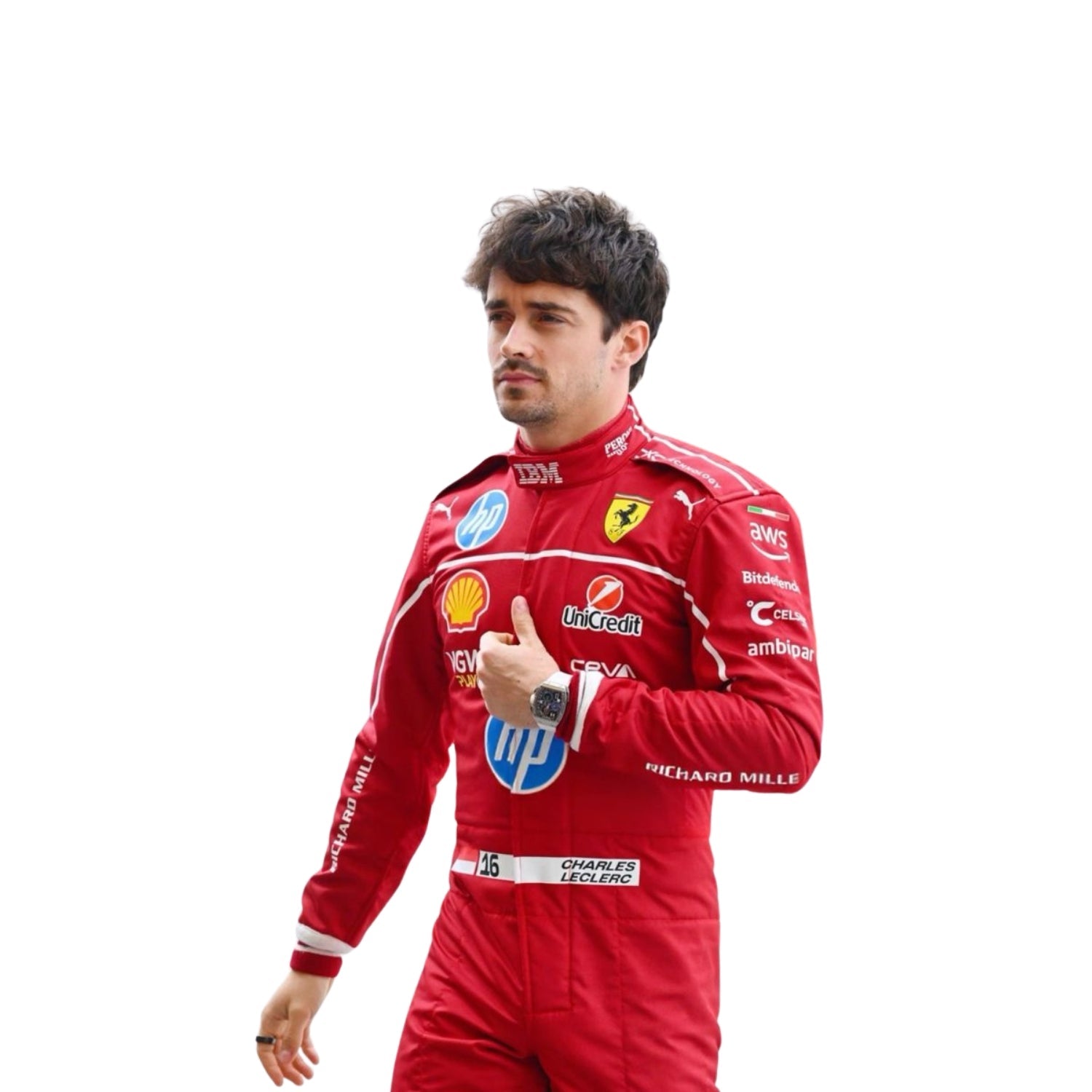 Charles Leclerc 2025 Race Suit Replica