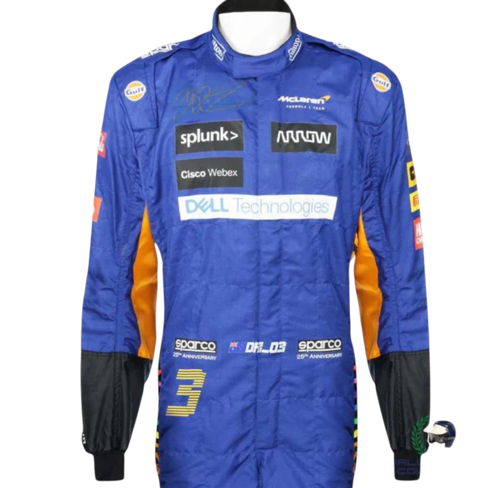 Daniel Ricciardo 2021 Mclaren F1 Race Suit - Prix Racewears image 2