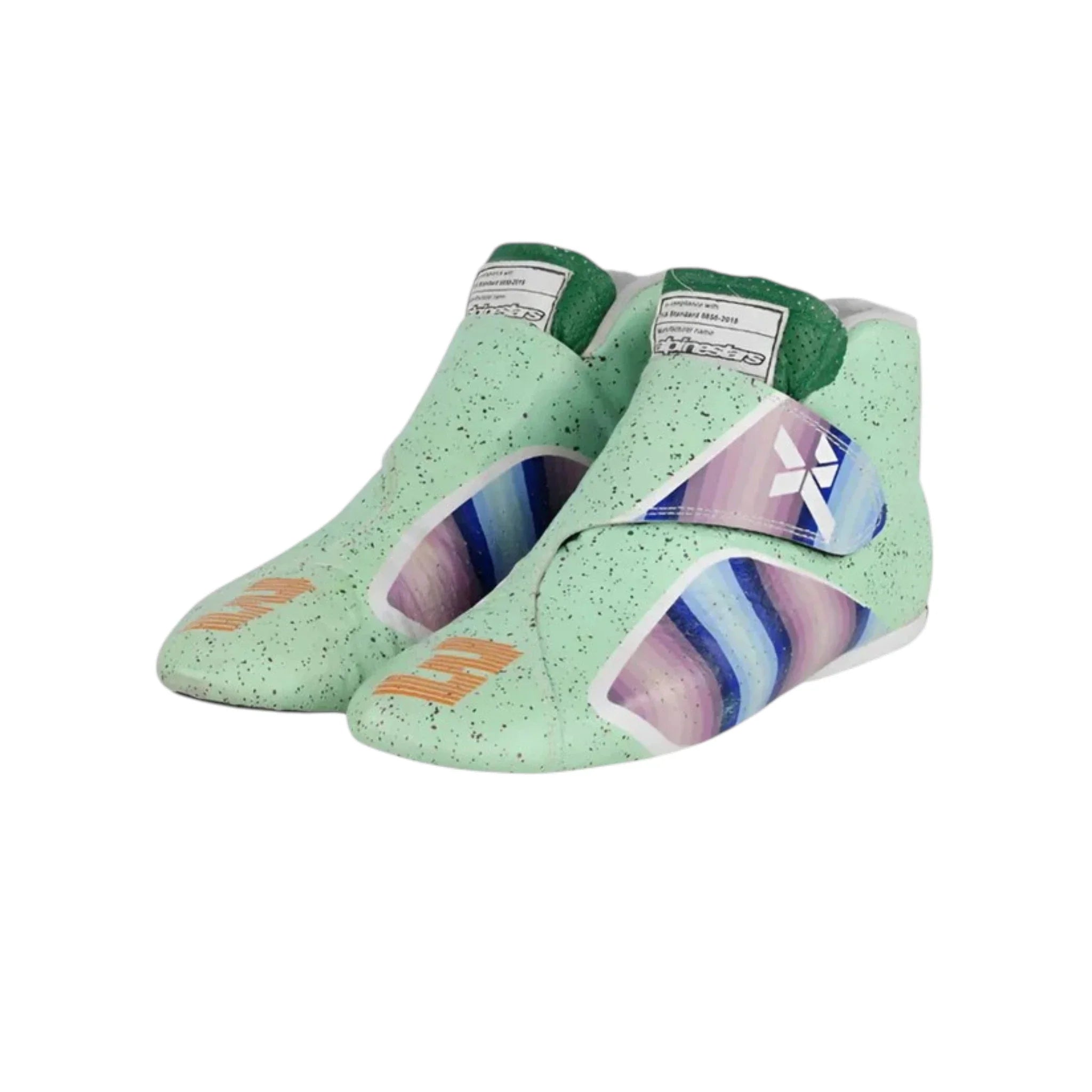 Daniel Ricciardo 2021 Mclaren Honey Badge Italian GP F1 Racing Shoes - Prix Racewears image 1