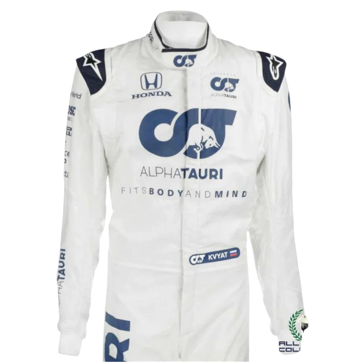 Daniil Kvyat 2020 Alphatauri F1 Race Suit - Prix Racewears image 1