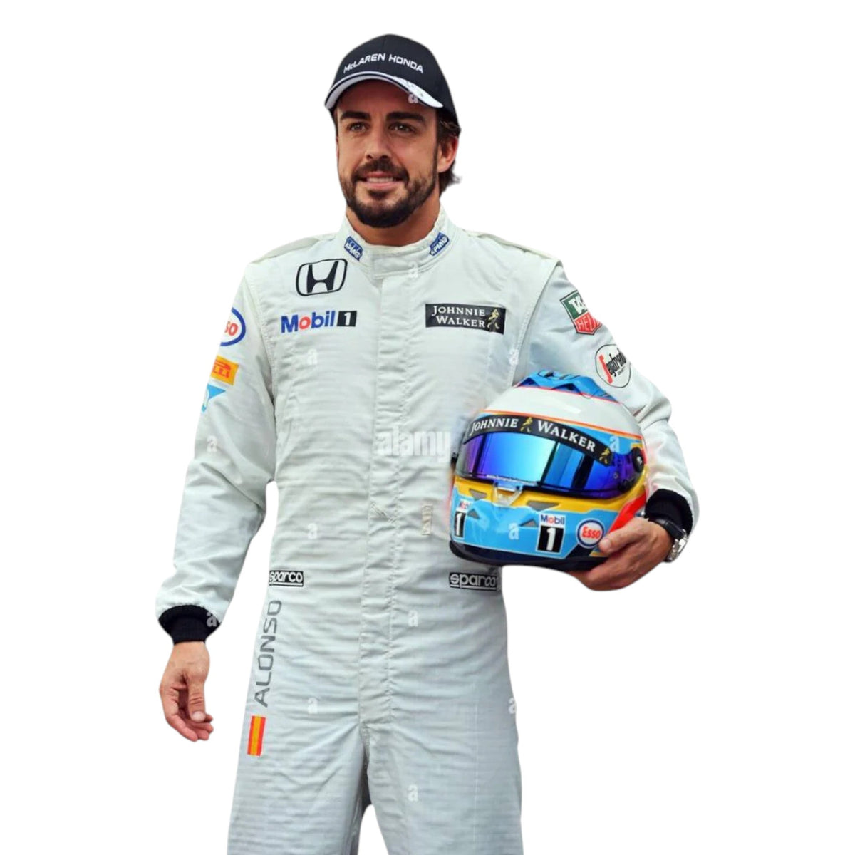 Fernando Alonso 2015 Mclaren F1 Race Suit - Prix Racewears image 2