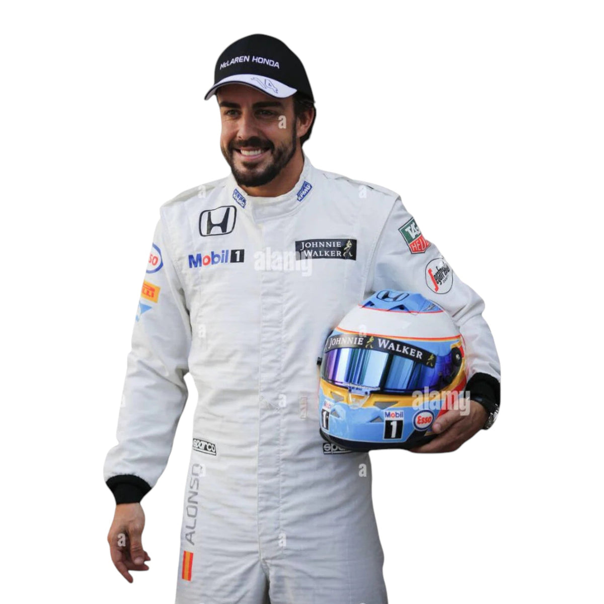 Fernando Alonso 2015 Mclaren F1 Race Suit - Prix Racewears image 3