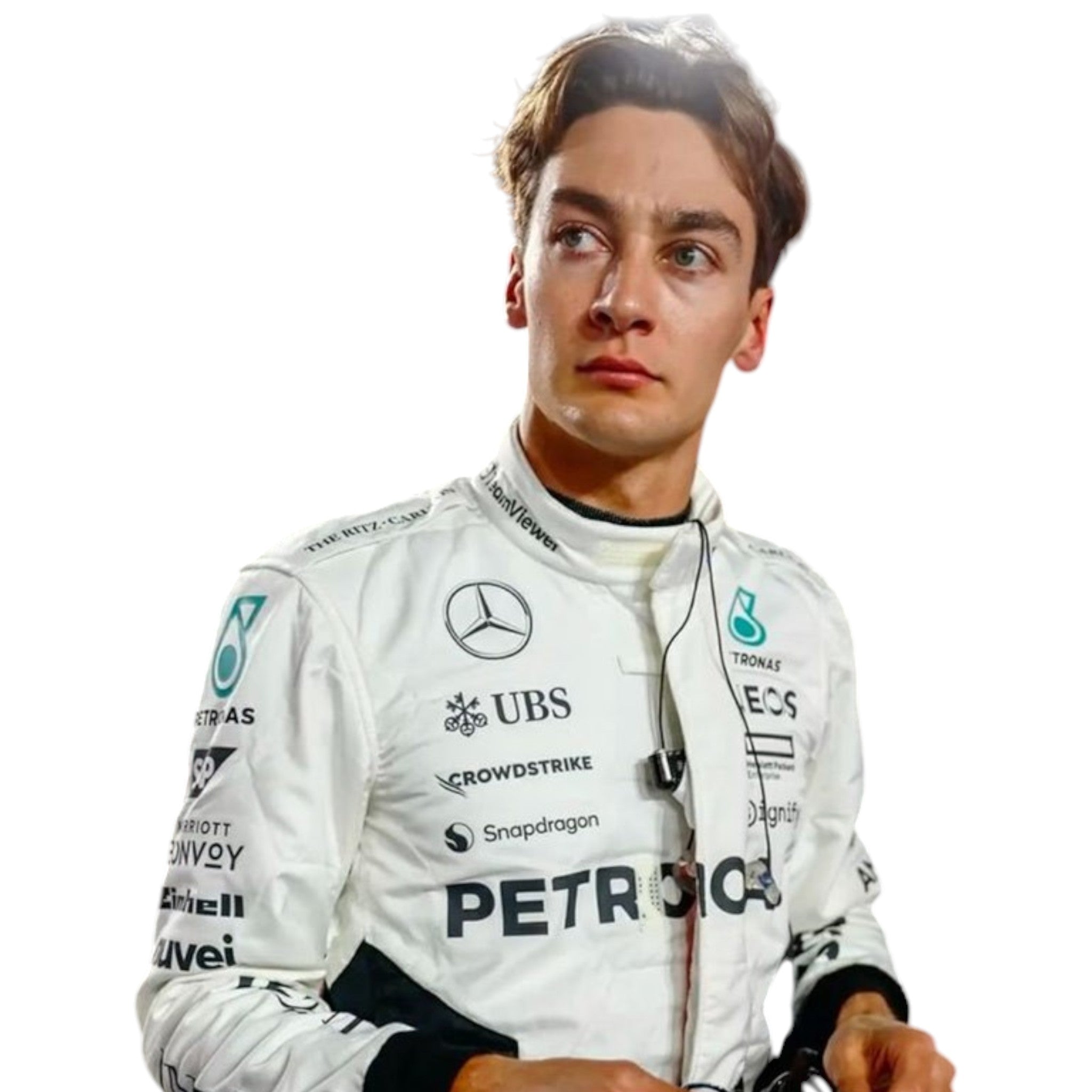 George Russel 2024 Mercedes-AMG Petronas Qatar GP F1 Race Suit - Prix Racewears image 3