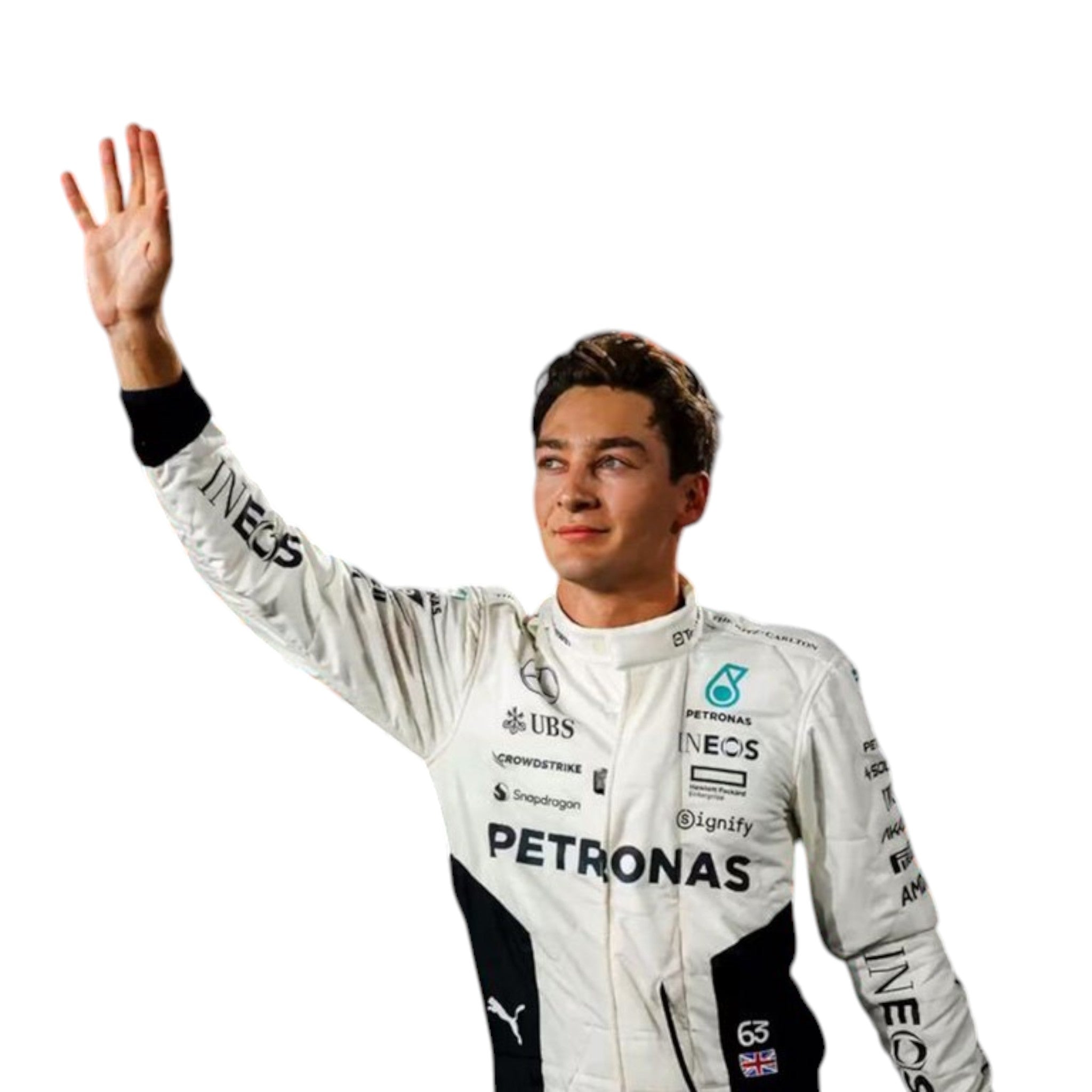 George Russel 2024 Mercedes-AMG Petronas Qatar GP F1 Race Suit - Prix Racewears image 4