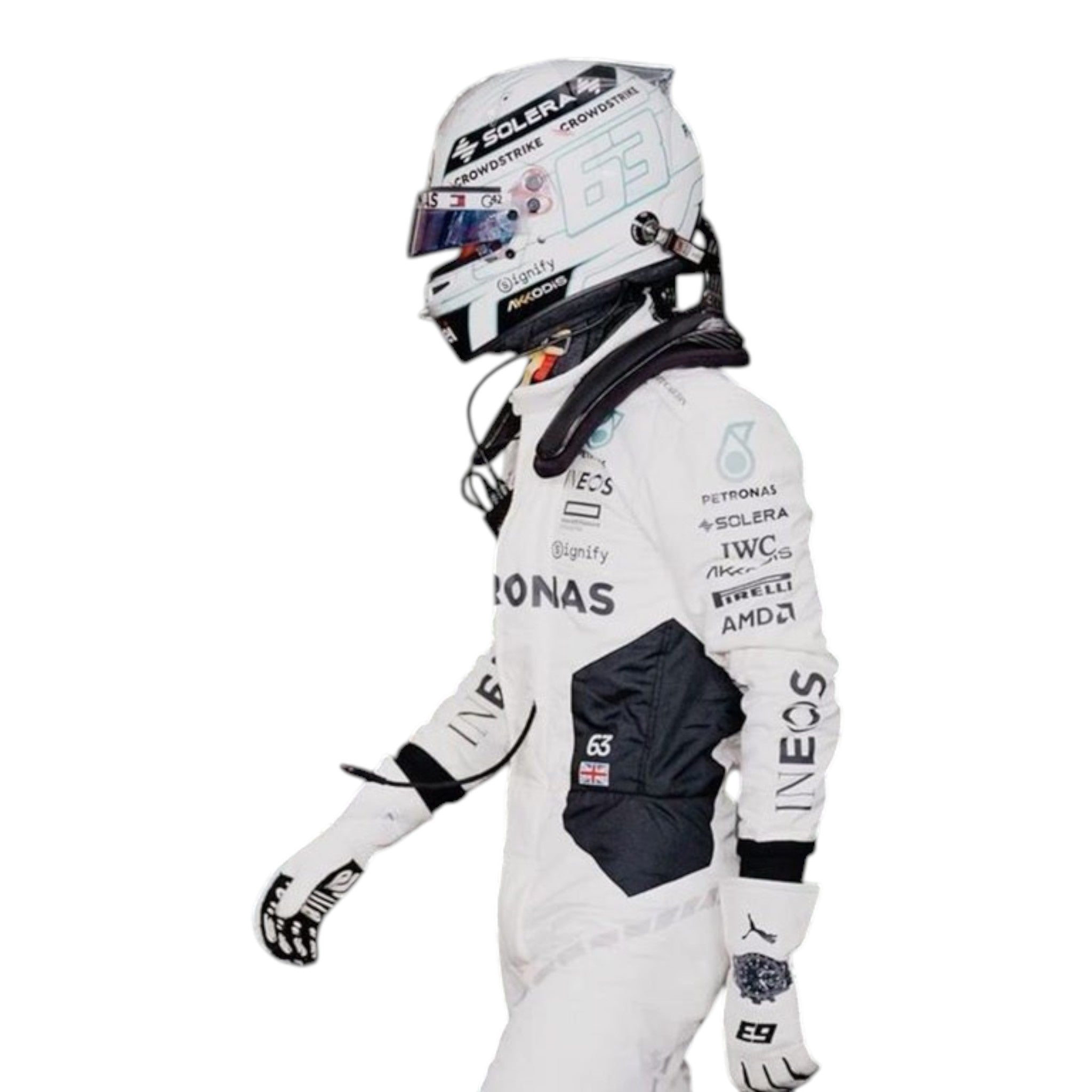 George Russel 2024 Mercedes-AMG Petronas Qatar GP F1 Race Suit - Prix Racewears image 6