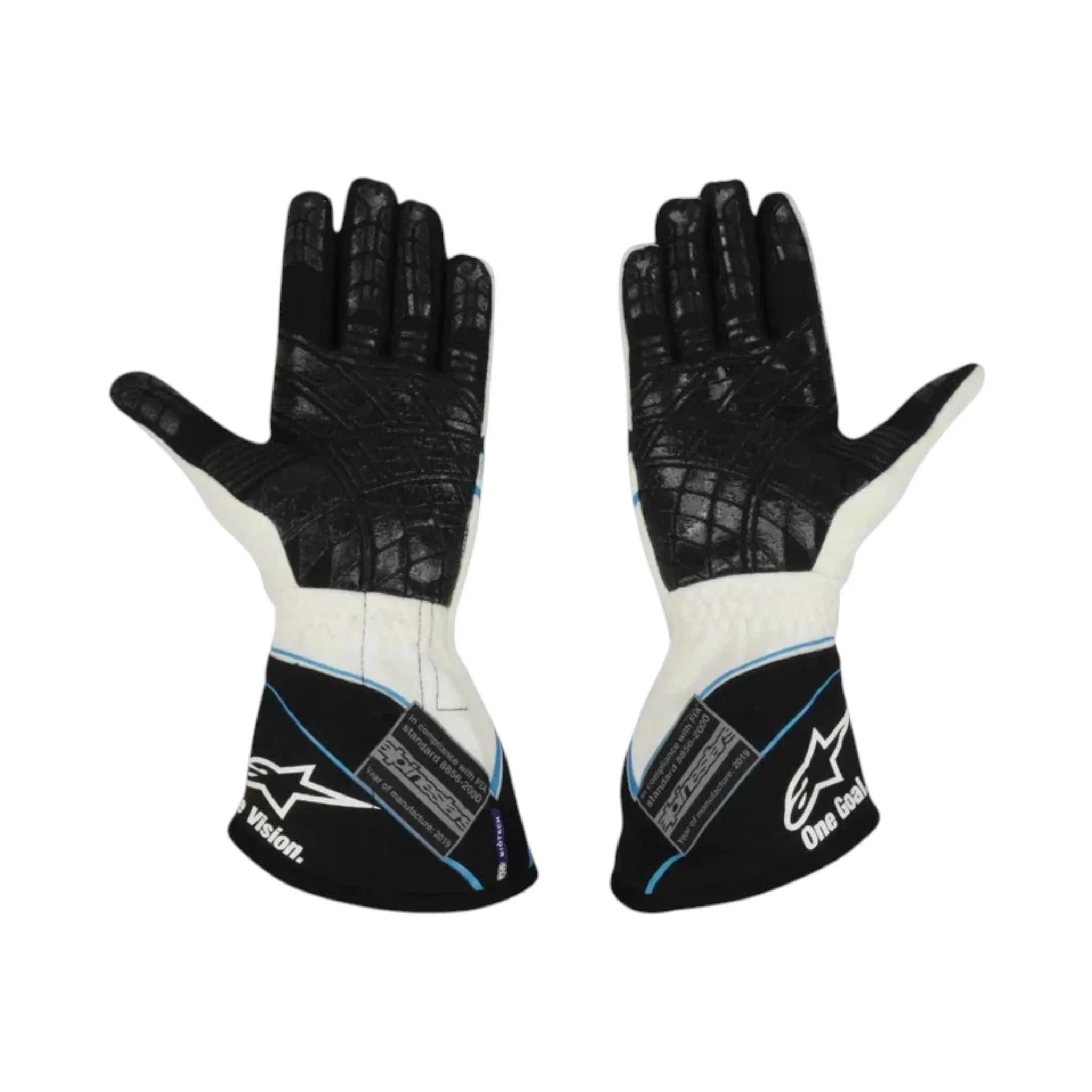 George Russell 2019 Willams F1 Racing Gloves - Prix Racewears image 2