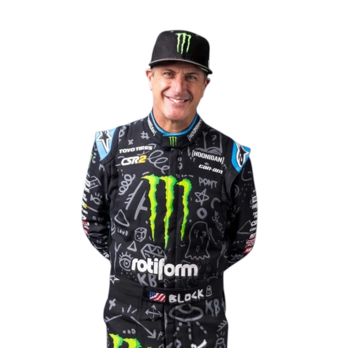 Ken Block 2022 Monster Go Kart Racing Suit - Prix Racewears image 2